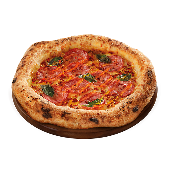 Spicy Salami Honey Pizza