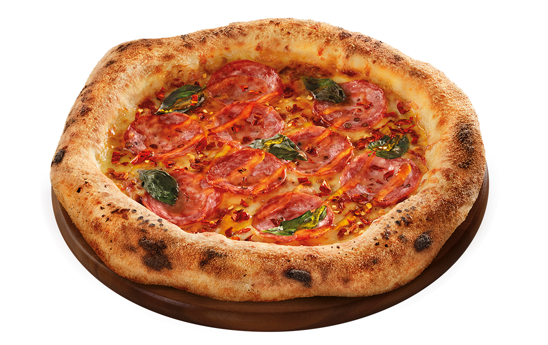 Spicy Salami Honey Pizza